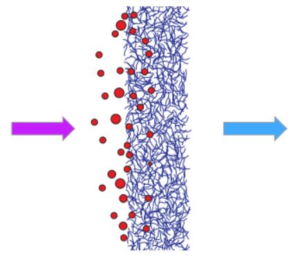 In-depth-filtration